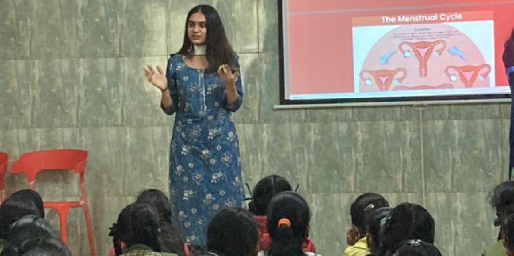 Menstrual hygiene session at Karnataka public school